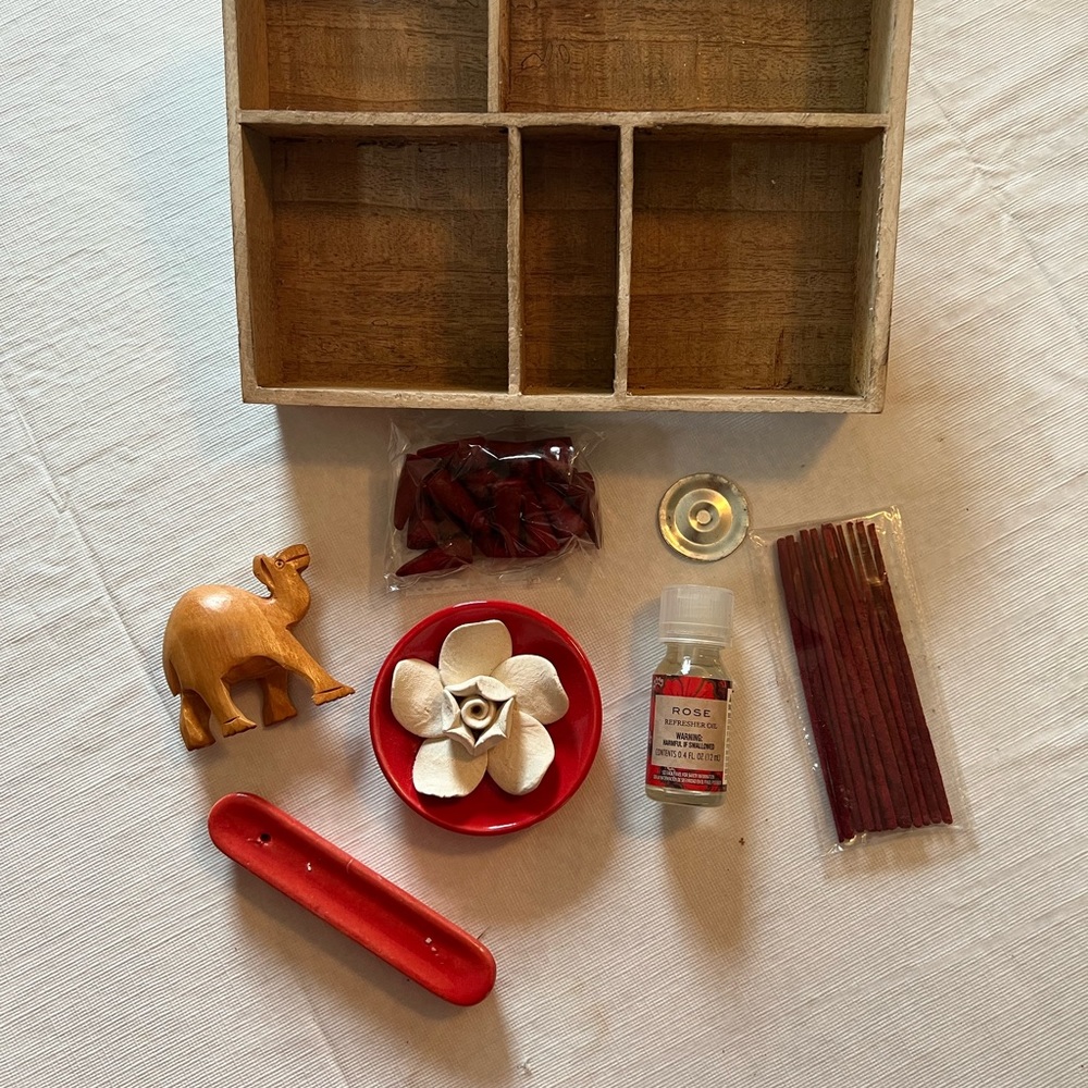 Incense wooden gift box